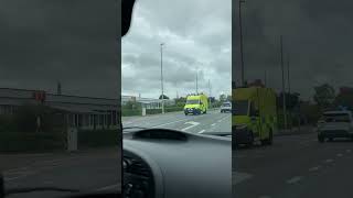 MAN Ambulance met spoed in Veurne [upl. by Wurtz]