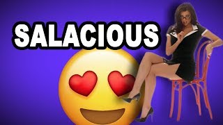 😍 Learn English Words SALACIOUS  Meaning Vocabulary with Pictures and Examples [upl. by Eliason793]