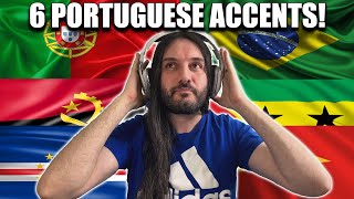 6 types of Portuguese accents MIND BLOWN [upl. by Aietal]