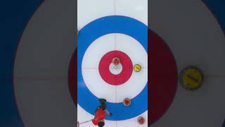 The emotion of a winning shot in curling 🙌🥌 [upl. by Leamse454]