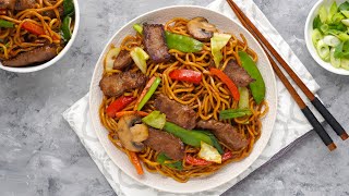 How to Make The Best Beef Steak Lo Mein  Khins Kitchen [upl. by Pontone]