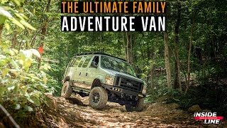 The Ultimate Ford E350 4x4 Adventure Van from Ujoint Offroad  Inside Line [upl. by Atilrep33]