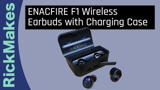 ENACFIRE F1 Wireless Earbuds with Charging Case [upl. by Feinleib89]