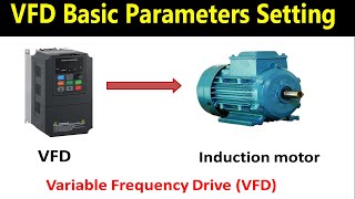 VFD Basic Parameters Setting  VFD Inverter Setting  VFD Drive Setting Explain [upl. by Segroeg]