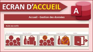 Application Access avec un écran daccueil [upl. by Gershom]