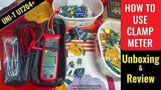 UNIT UT204 ACDC Clamp Meter Unboxing and Review  How To Use Clamp Meter  Complete Guide [upl. by Navac]