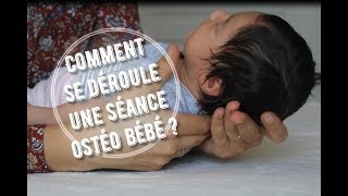 Consultation ostéo pédiatrique  bébé de 4 jours chez lostéopathe [upl. by Cavallaro40]