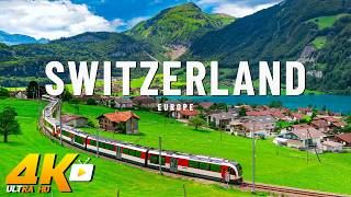 Switzerland 4K Ultra HD  Relaxing Music With Beautiful Nature Scenes  Amazing Nature [upl. by Diann]