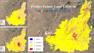 Future Prediction LULC using Google Earth Engine  IDRISI Selva V17  QGIS Molusce plugin  Terrset [upl. by Alayne]