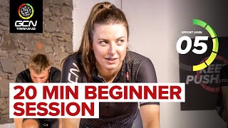 Beginner Training Session  20Minute Indoor Cycling Workout [upl. by Boelter]