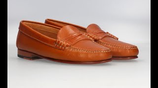 Mocasín con Antifaz Vaqueta Natural [upl. by Vine]