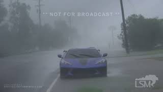 09112024 Dulac LA  Category 2 Hurricane Francine Slams Louisiana [upl. by Baecher571]