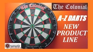 AZ Darts Releases New Colonial Product Line  Dart Board amp Darts [upl. by Amalberga448]