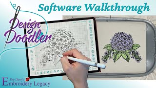 Design Doodler Embroidery Software Walkthrough [upl. by Atirat]