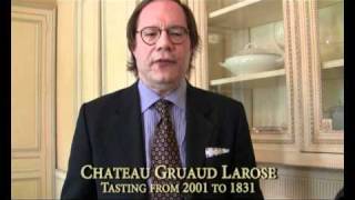 Chateau Gruaud Larose  Tasting 2001 to 1831  US Version [upl. by Elston]