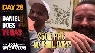 BATTLING PHIL IVEY in the 50000 PPC  2022 WSOP Poker Vlog Day 28 [upl. by Joey305]