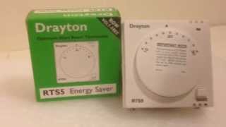 Drayton RTS5 Energy Saver Room Thermostat  RTS5 [upl. by Nuhsar]