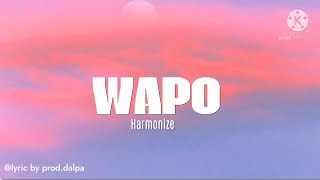 Harmonize wapo official lyrics [upl. by Nrev]