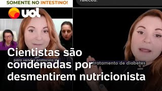 Cientistas são condenadas por desmentirem nutricionista que ligou diabetes a vermes [upl. by Aneez]