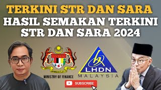 TERKINI HASIL SEMAKAN STR FASA 2 DAN SARA MYKASIH DAN EKASIH [upl. by Kendra864]