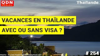 QDN 254  Partir en Thaïlande avec ou sans visa  1 touriste française meurt sur la route12112023 [upl. by Vivi723]