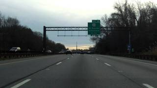 MidCounty Expressway Interstate 476 Exits 20 to 9 southbound [upl. by Yanel847]