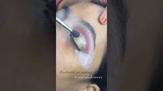 Easy bridal eye makeup tutorial 🌹🌹 [upl. by Eciened]