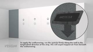 Vescom  wallcovering application instruction [upl. by Dweck367]