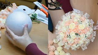 DIY Bridal Flower Bouquet [upl. by Fedora]