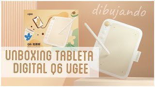 🌸 UGEE Q6 Deawing Tablet  Dibujando con Ibis Paint X 🌸 [upl. by Arianne]