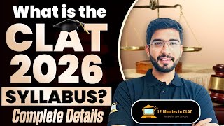 CLAT 2026 Complete Syllabus and Pattern I CLAT Starting Point I Keshav Malpani [upl. by Rohpotsirhc]