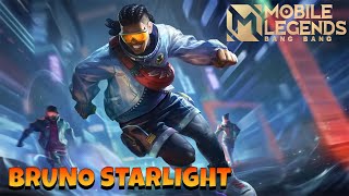 REVIEW BRUNO STARLIGHT   MOBILE LEGENDS [upl. by Anwahsar]