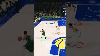 Damian Lillard sets up Giannis for a mid range jumper nba2k24 nbahighlights 2k basketballshorts [upl. by Nevram]