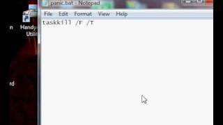 How To Create a Panic Button For Windows [upl. by Belamy]