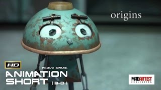 CGI 3D Animated Short Film quotORIGINSquot Emotional Animation by Ringling [upl. by Odom328]