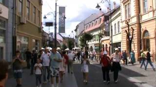 Fahrt durch einige Straßen von Hermannstadt Sibiu • 08082011 [upl. by Chandless562]