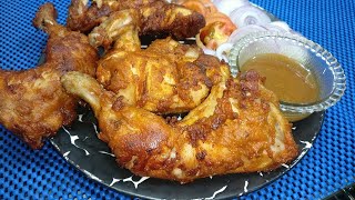 Chicken Fry MDHussain Jama Masjid Style  Famous Recipe  Simple and Crispy [upl. by Ul]