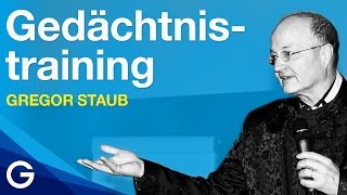 So wird dein Gedächtnis besser – Gedächtnistraining  Gregor Staub [upl. by Woolson]