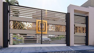 Top 100 Modern Gate Design Ideas 2024  Main Gates Ideas For Home Garden House Exterior Design Ideas [upl. by Blancha]