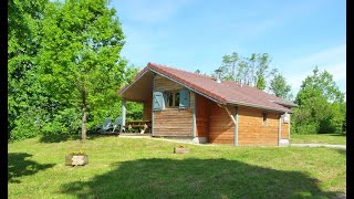 Les Lodges du hérisson Location de 8 chalets de vacances dans le Jura [upl. by Dekeles156]