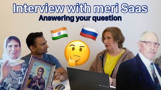 Indian in Russia Vlog Big interview with my Saas and answering your questions [upl. by Siri]