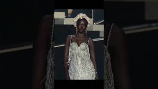 Anok Yai for Dolce amp Gabbana ss 2025 dolceandgabbana anokyai mfw2024 fyp ytshorts [upl. by Slen]