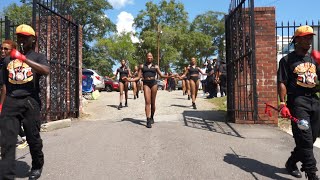 TUSKEGEE UNIVERSITY MARCHING BAND MARCHING IN FOR FIRST HOME GAME OF 2024 [upl. by Bertelli]