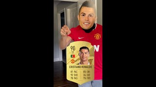 Cristiano Ronaldo Reacts to his FIFA 23 Rating shorts [upl. by Eceinaj]