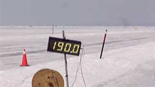 Worlds Fastest Single Engine Snowmobile 190mph Pt 2 [upl. by Titania]