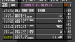 The Third World War Sega CD Gameplay Israel Invades Iran HD [upl. by Ajet858]