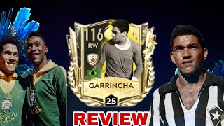 116 MAX RATED GARRINCHA DETAILED REVIEW AND GAMEPLAY IN HINDI  NOT IMPRESSIVE  FIFA MOBILE 2223 [upl. by Chance]