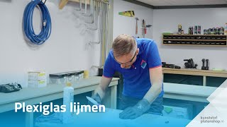 Plexiglas lijmen zo doe je dat  Kunststofplatenshopnl [upl. by Jac]