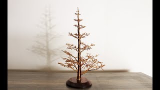 How to make a Pine Wire Tree [upl. by Eenyaj846]