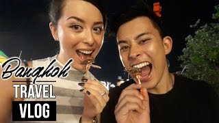 INSECTEN ETEN IN BANGKOK  TRAVEL VLOG 83  THAILAND  JanaaTV [upl. by Herve]